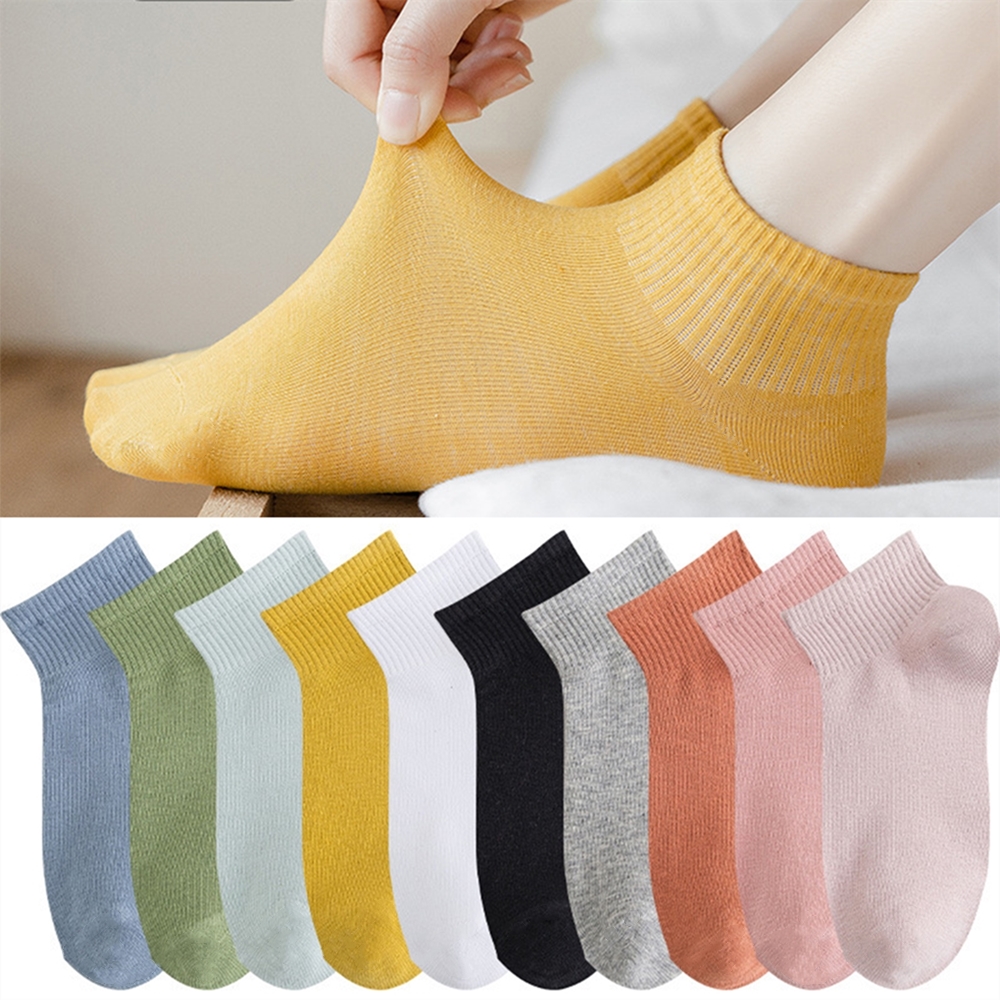 ladies 100 cotton ankle socks