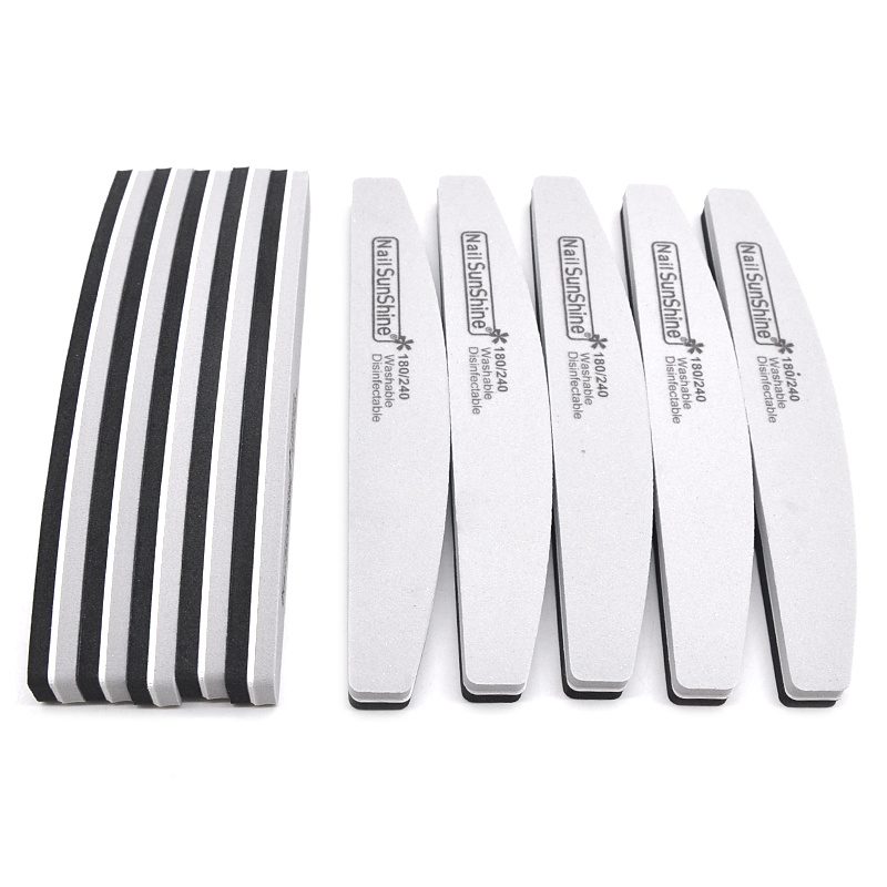 Nail File Strips 180/240 Grit Double sided Filers Shaping Temu United