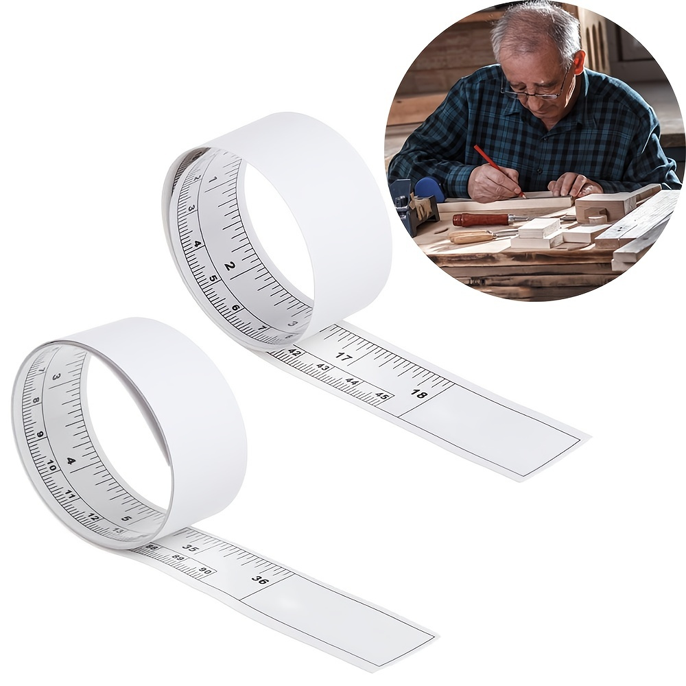 5/10pcs Self Adhesive Measure Tape Metric Inch Measure Tape Sewing Machine  Sticker Tool Paper Ruler рулетка измерительная