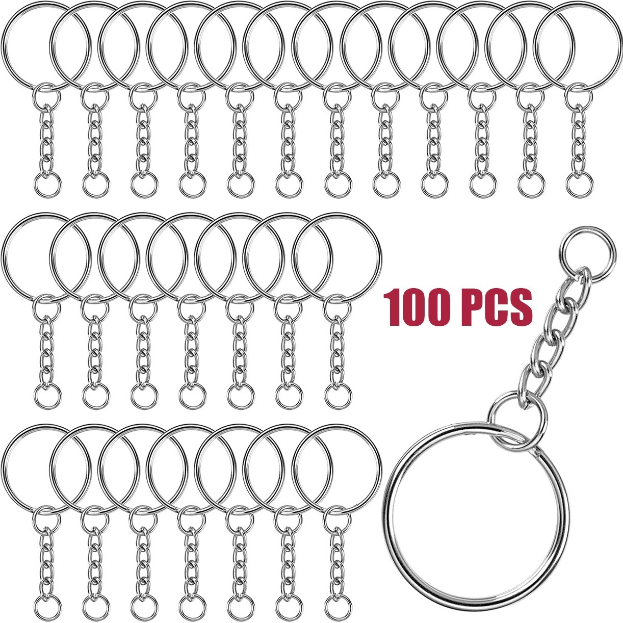 Key Chain, 25 mm, 100 pc