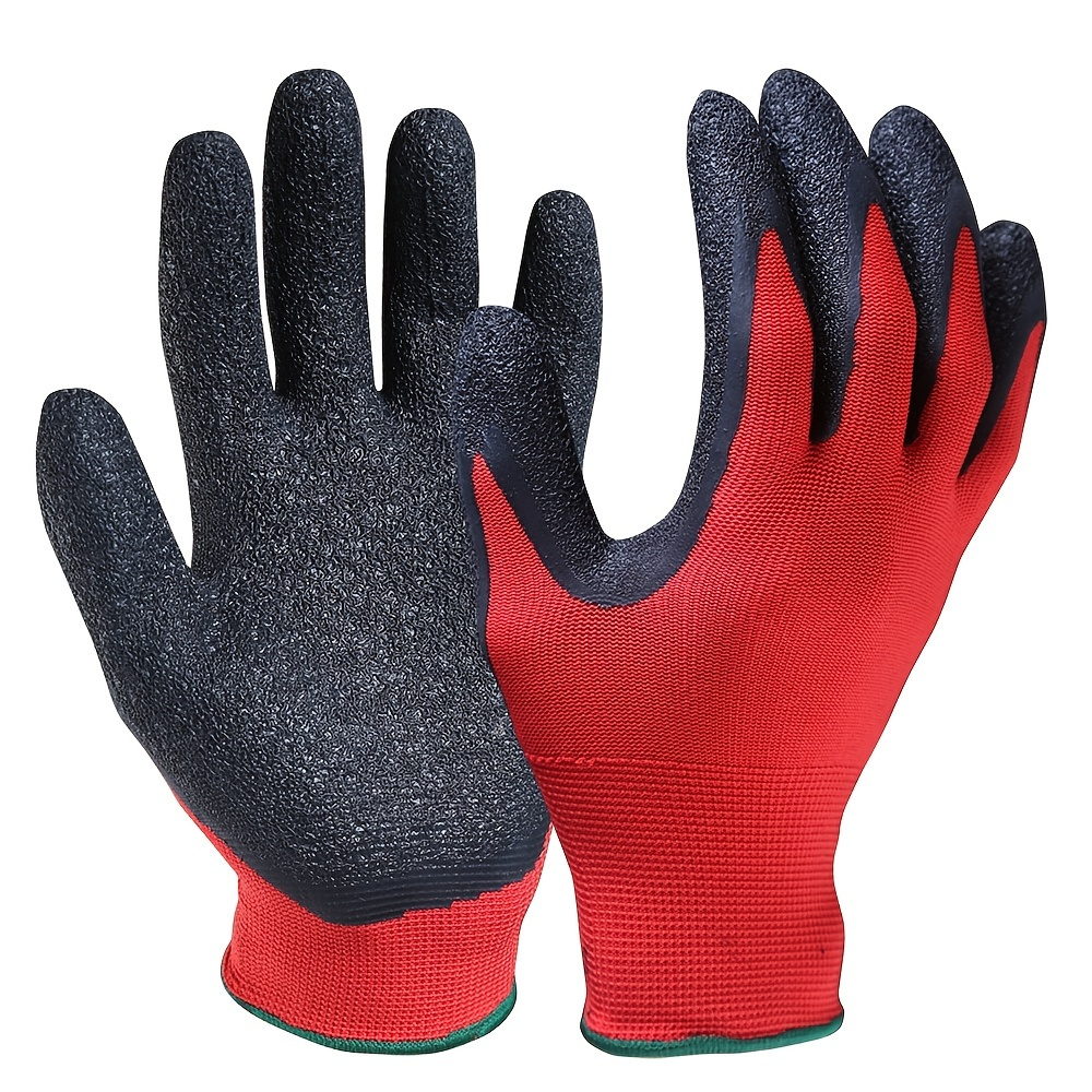 5pcs Grey Pu Coated Palm Work Gloves, Anti-slip, Anti-abrasion, Breathable,  Anti-static, Thin Protective Gloves