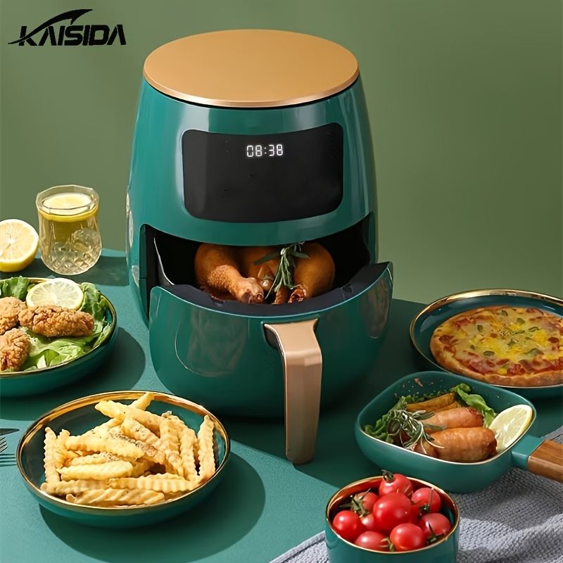 IAGREEA Mini Electric Air Fryer With 50.72oz/1.65Qt Oven Cookware, Nonstick  And Dishwasher-Safe Basket, Recipe Guide + Automatic Shutdown Feature, 120