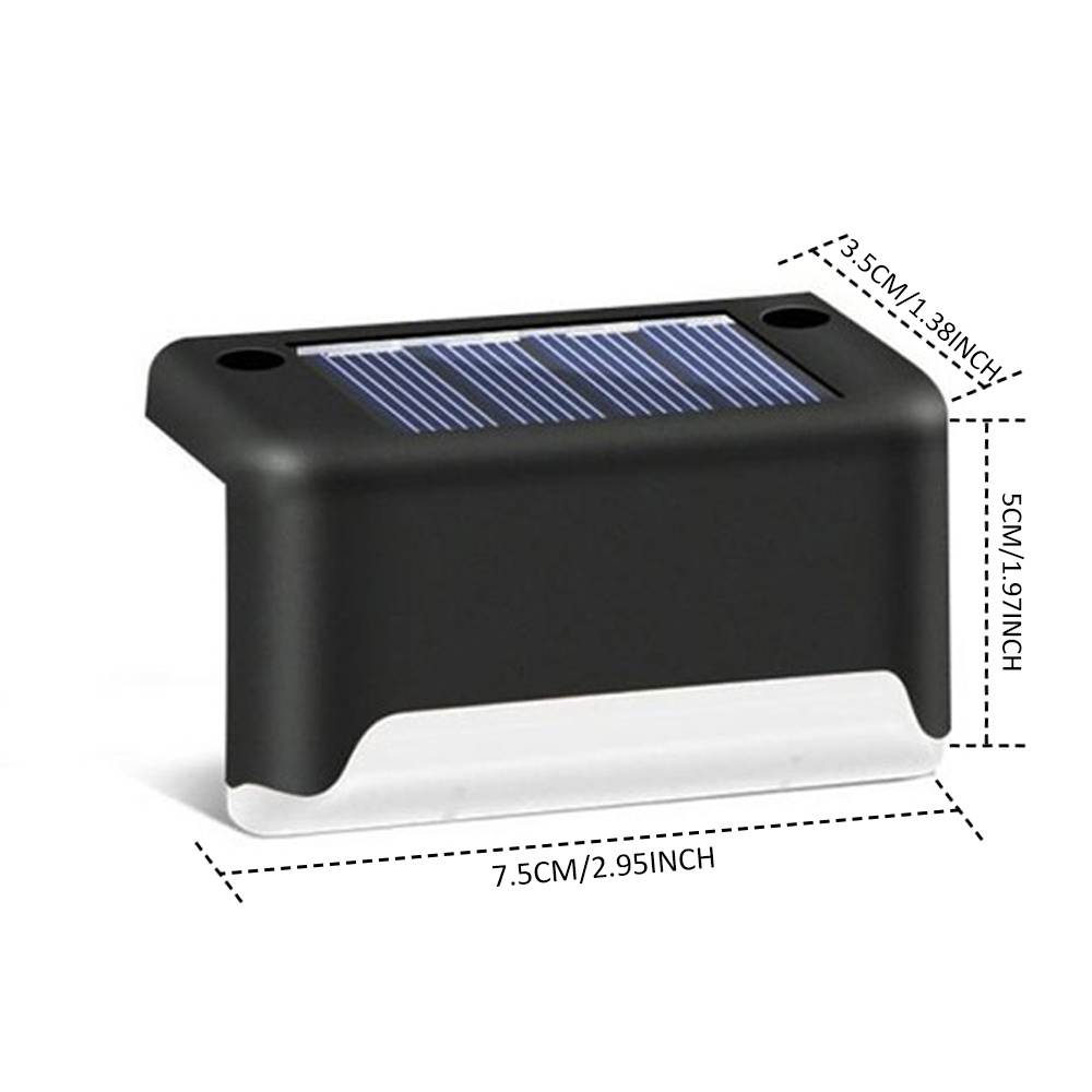 Waterproof Led Solar Step Lights For Outdoor Patio Stairs And Pathways ...