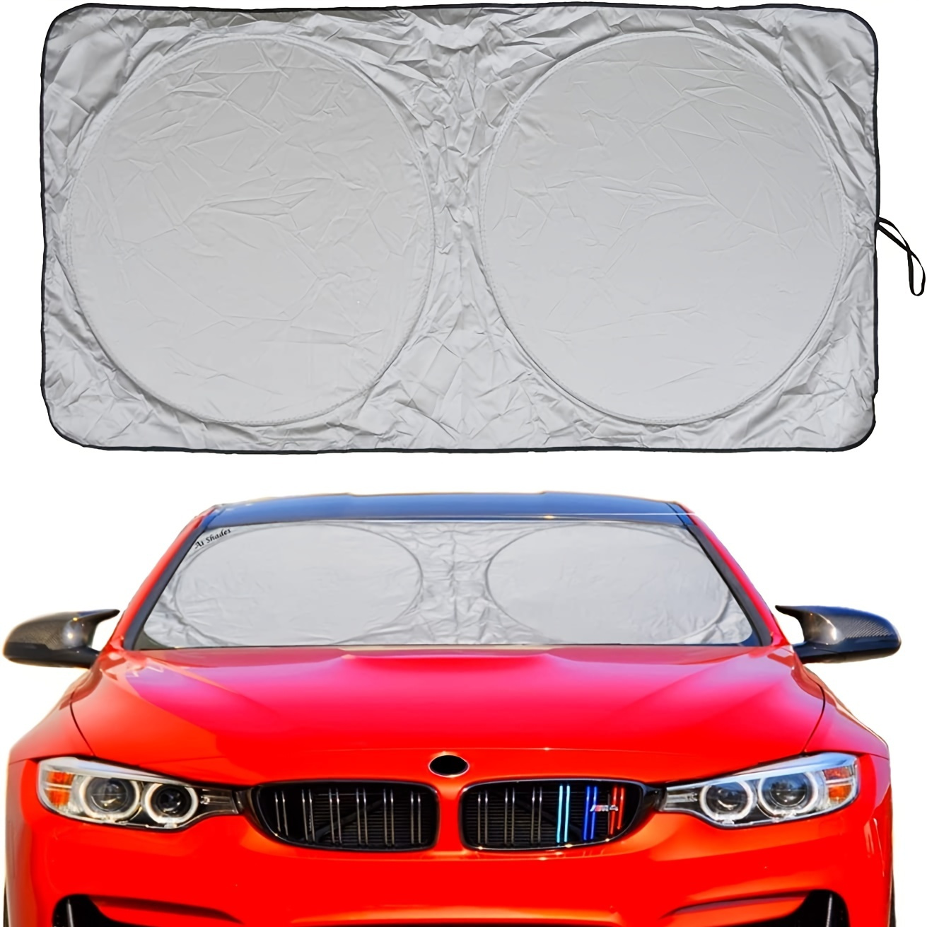 Protect Your Car From The Sun's Rays With This Automotive Windshield  Sunshade - Fits SUVs, Minivans, And Trucks!