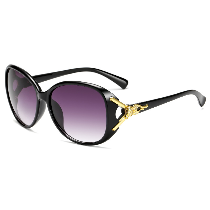 Gafas de sol polarizadas para mujer Gafas UV400 de gran tamaño Moda y gafas  de sol clásicas con mont JAMW Sencillez