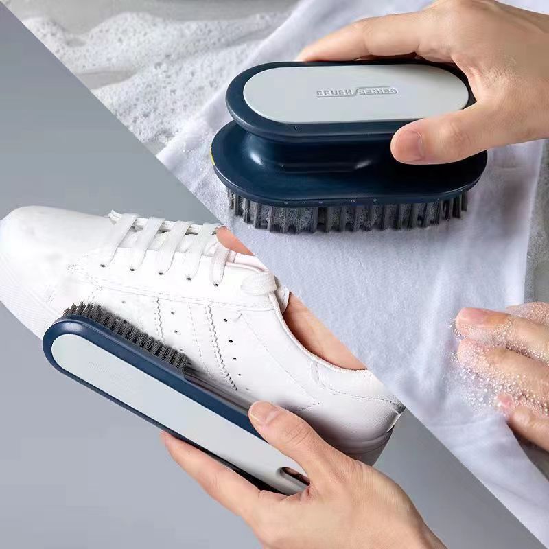 Handheld Cleaning Brush Scrubber PBT Bristles - Shoes Sneakers