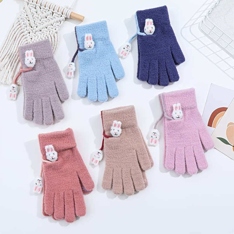 TOBEHIGHER Winter Gloves - Gloves for Women Cold Weather, Touch Screen Winter Gloves Women Warm Alpaca Fleece Knit Gloves