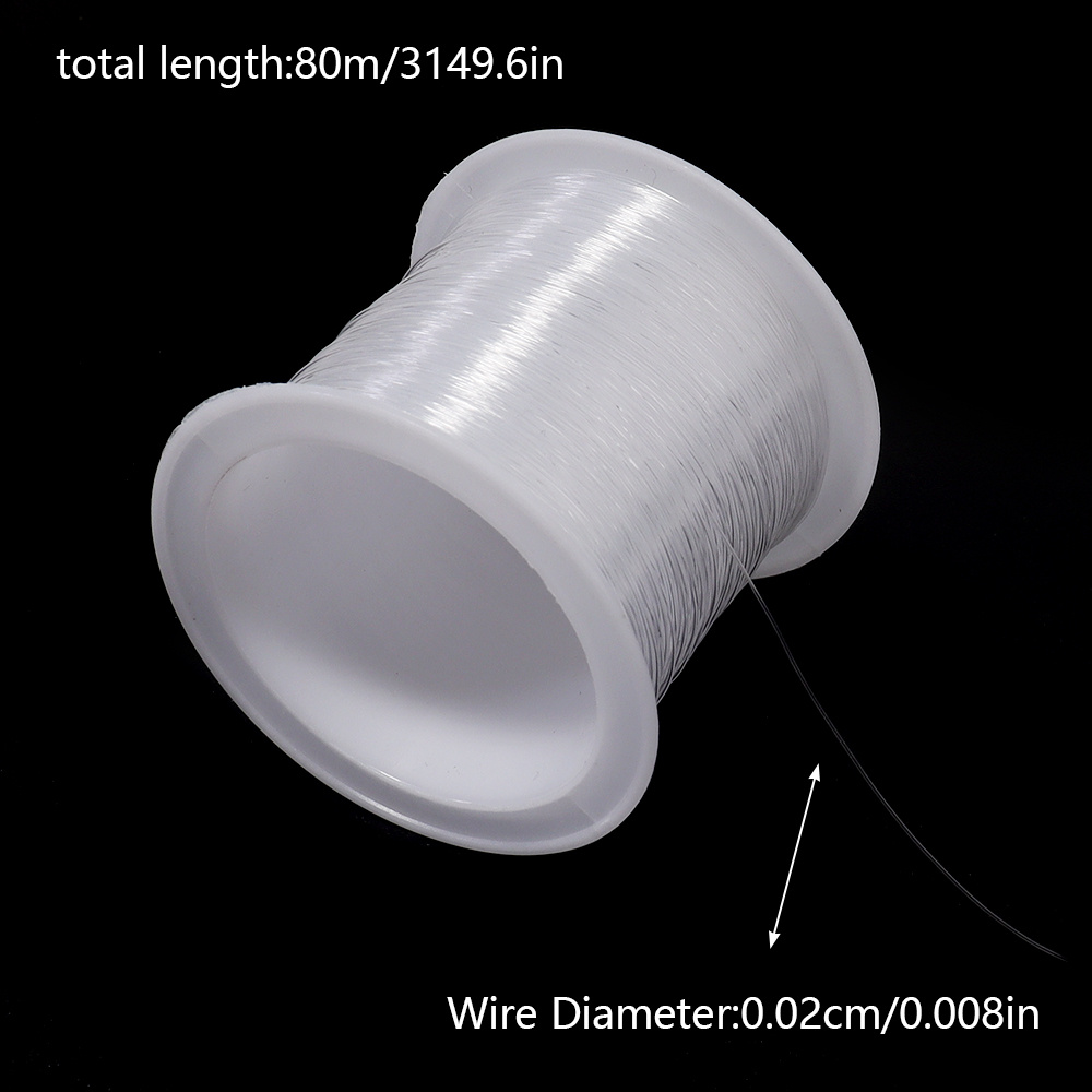 Fishing Line For Beads Wire Clear Non stretch Nylon String - Temu
