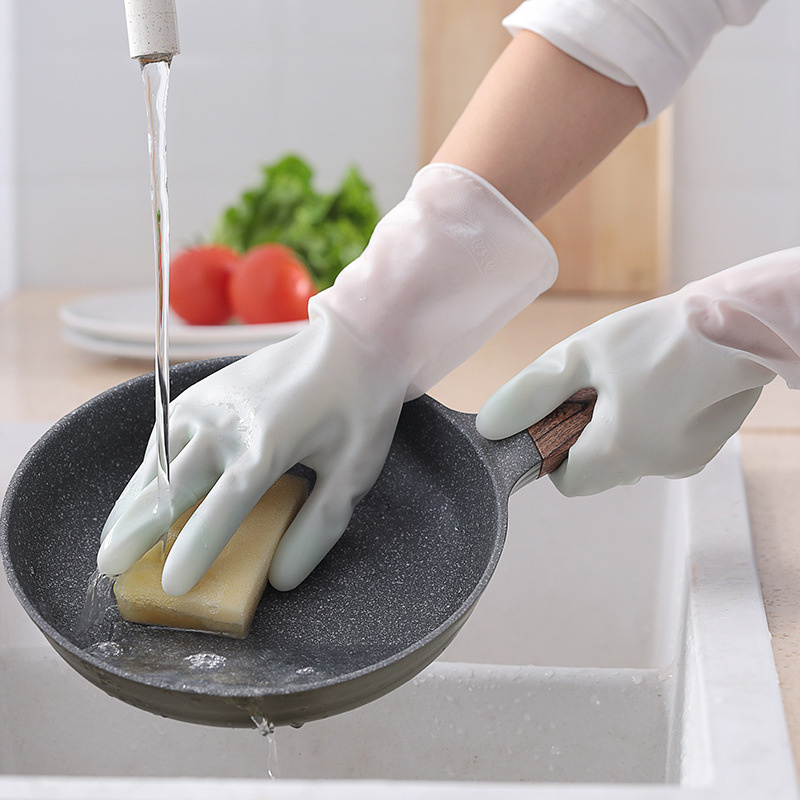 Department Store Dishwashing Cleaning Gloves Magic Silicone Rubber