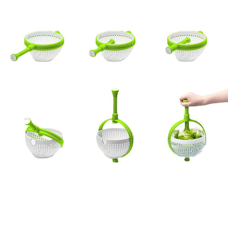 Salad Spinner And Chopper Colander And Built In Draining System For Fresh  Crisp Salad Spinner With