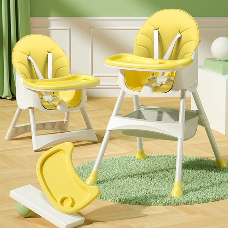 Table à manger et chaise pour enfants 0-3 ans Chaise pliante portative de  sécurité pour