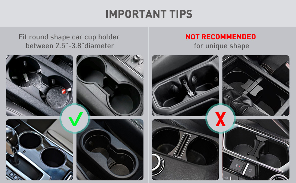 Upgrade Your Car Cup Holder With This Adjustable Expander - Fits Big  Bottles & Mugs Up To 4.1! - Temu