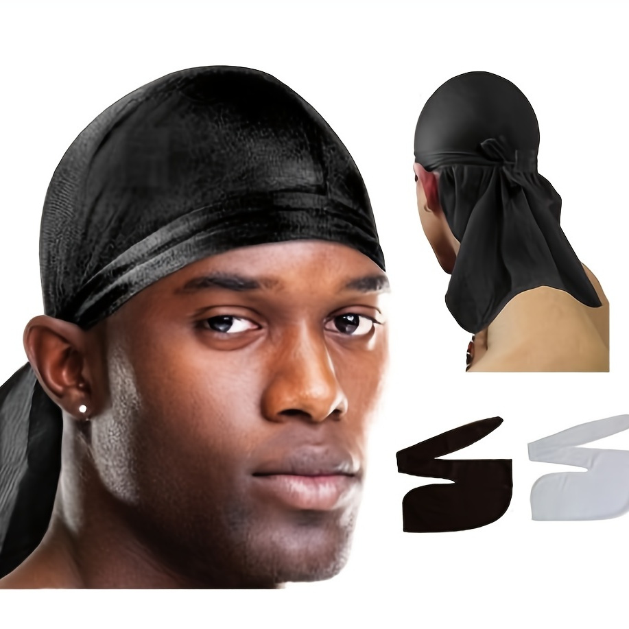 Breathable Mens Designer Du Rags Backwood Bonnets Durag and