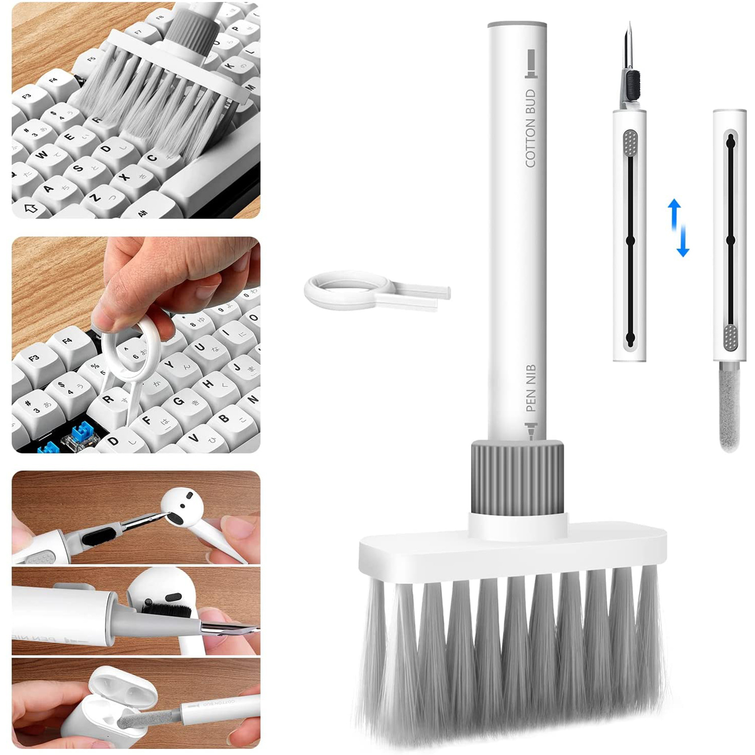 5 in 1 Mechanical Keyboard Cleaning Brush Cleaning Kit Phone Temu