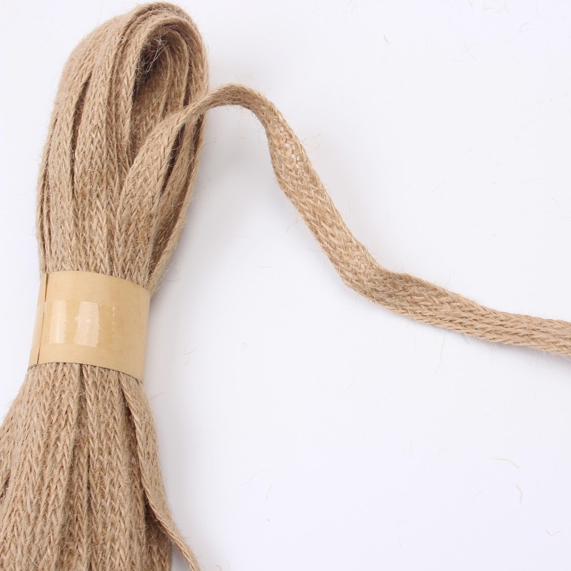 Diy Handmade Burlap Braided Hemp Rope A Roll - Temu