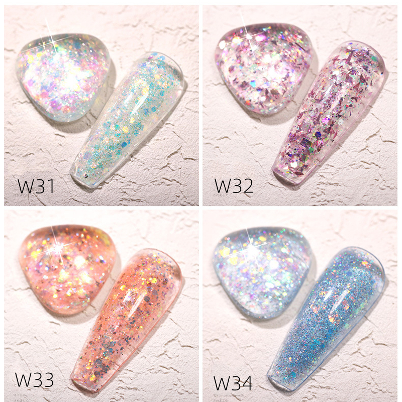 HOLO FLAKES - FAIRY - Polvere Glitter brillantini per gel unghie Nail Art 2g