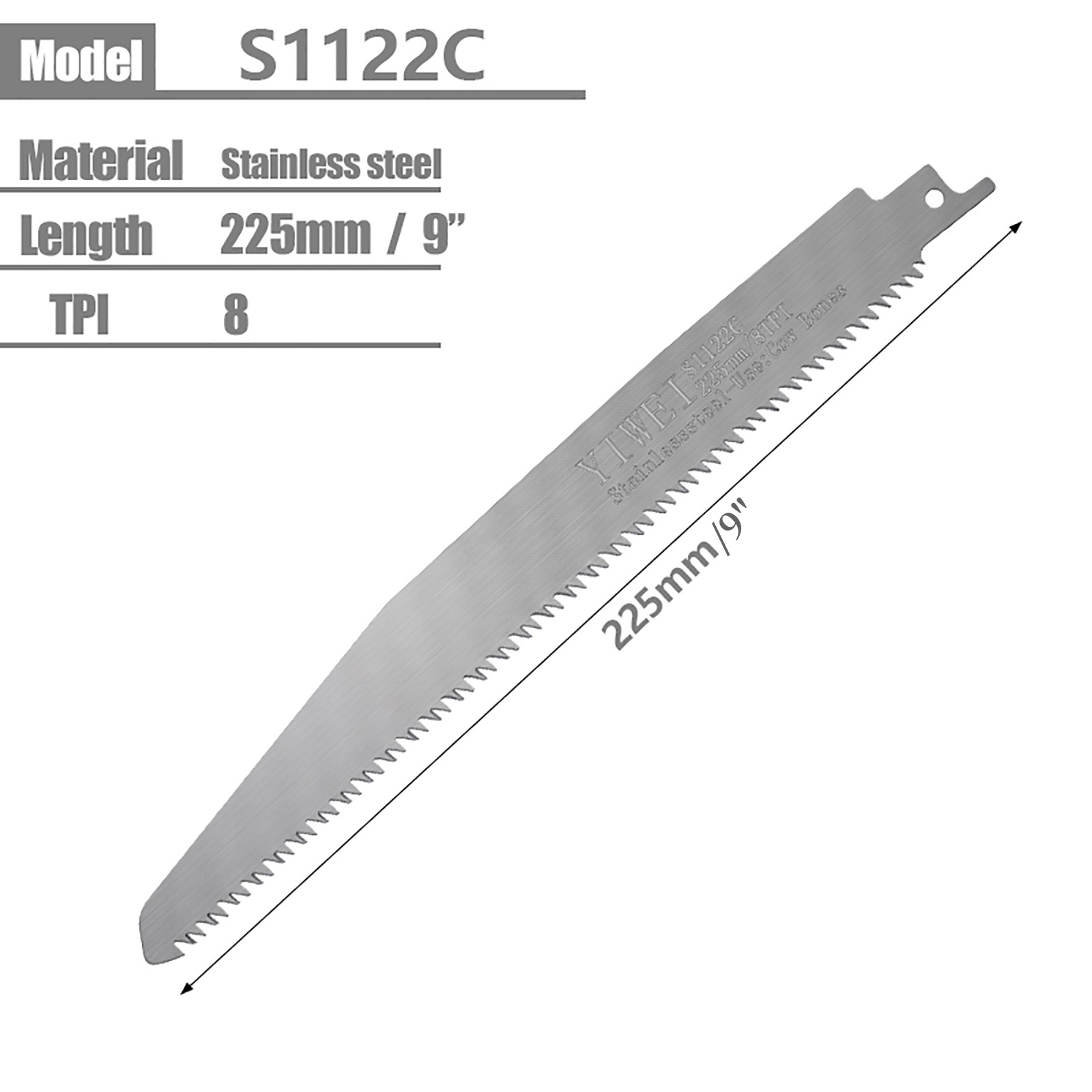Universal Reciprocating Saw Blade Cut Frozen Meat/bone With Ease