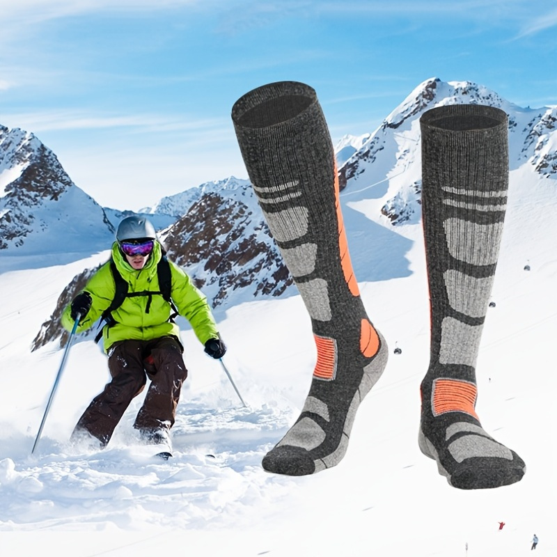 Calcetines impermeables para hombre, medias transpirables para exteriores,  senderismo, vadear, acampar, esquiar, montar en nieve, pescar, deportes,  Invierno