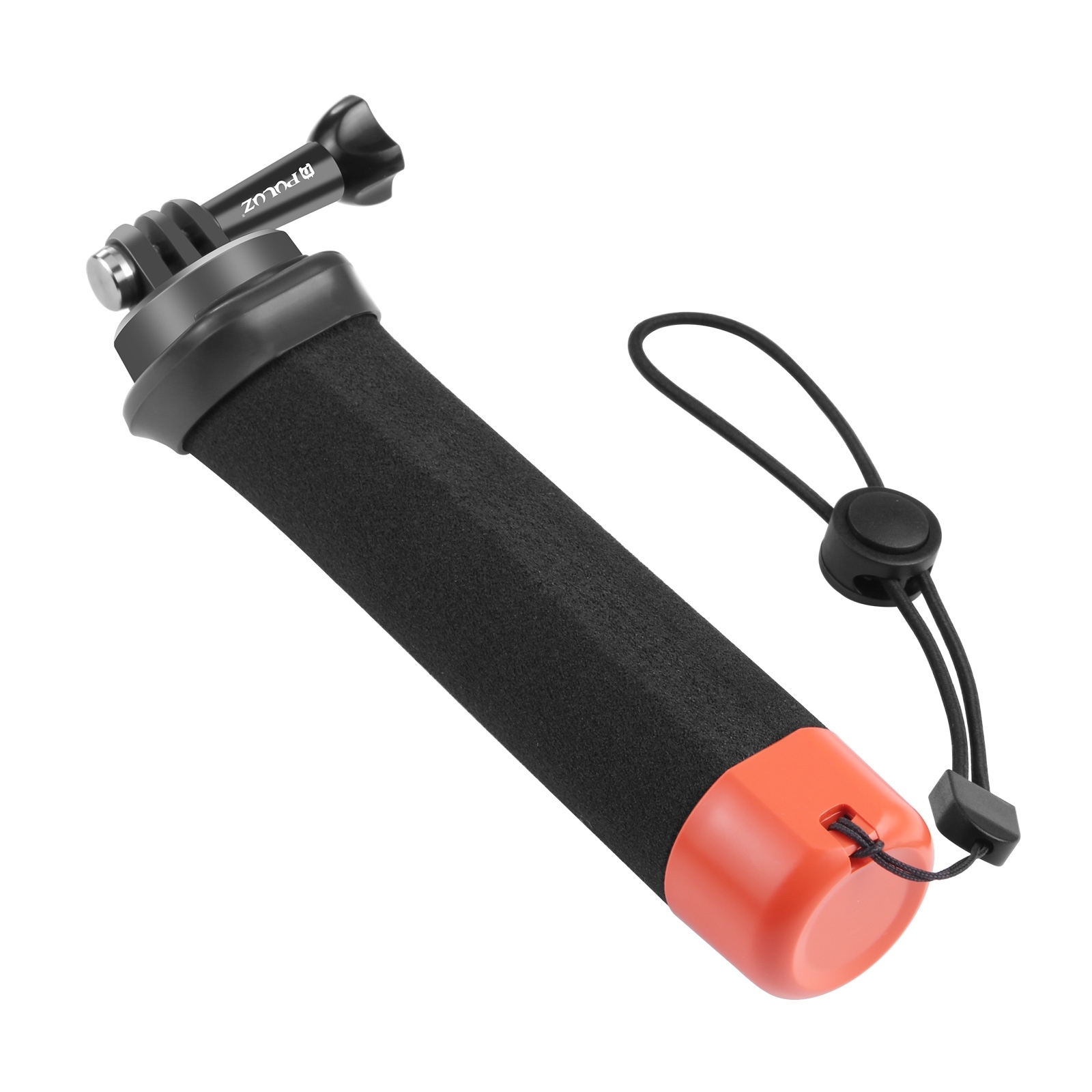Image of Puluz Floating Foam Hand Grip Rods With Strap & Quick-release Base For / Hero10 Black / Hero9 Black /hero8 / Hero7 /6 /5 /5 /4 /4 /3+ /3 /2 /1, 1 R, Action And Other Action Cameras(orange)