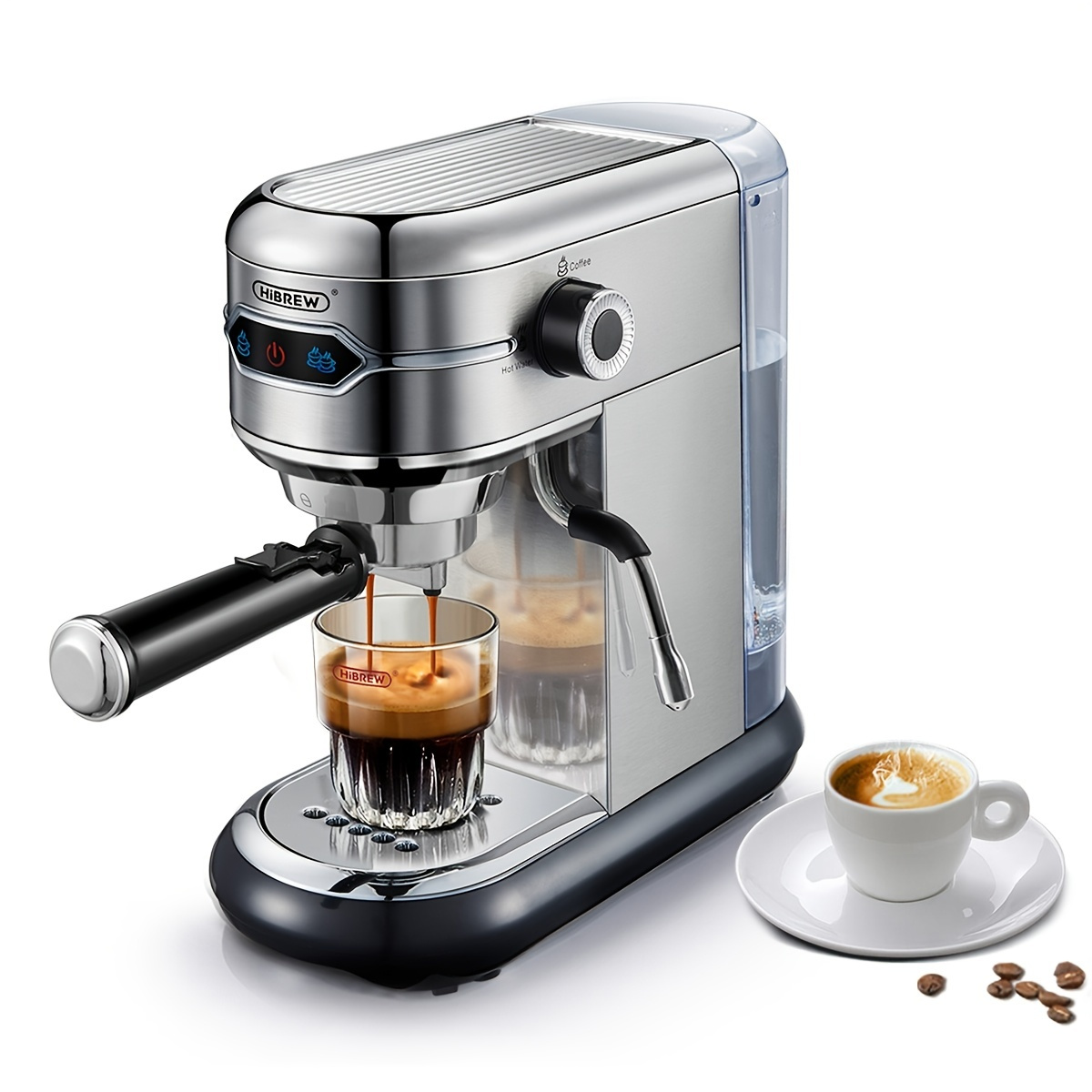 1pc 1450w Espresso Machine 19 Bar Espresso Coffee Machine With Milk ...