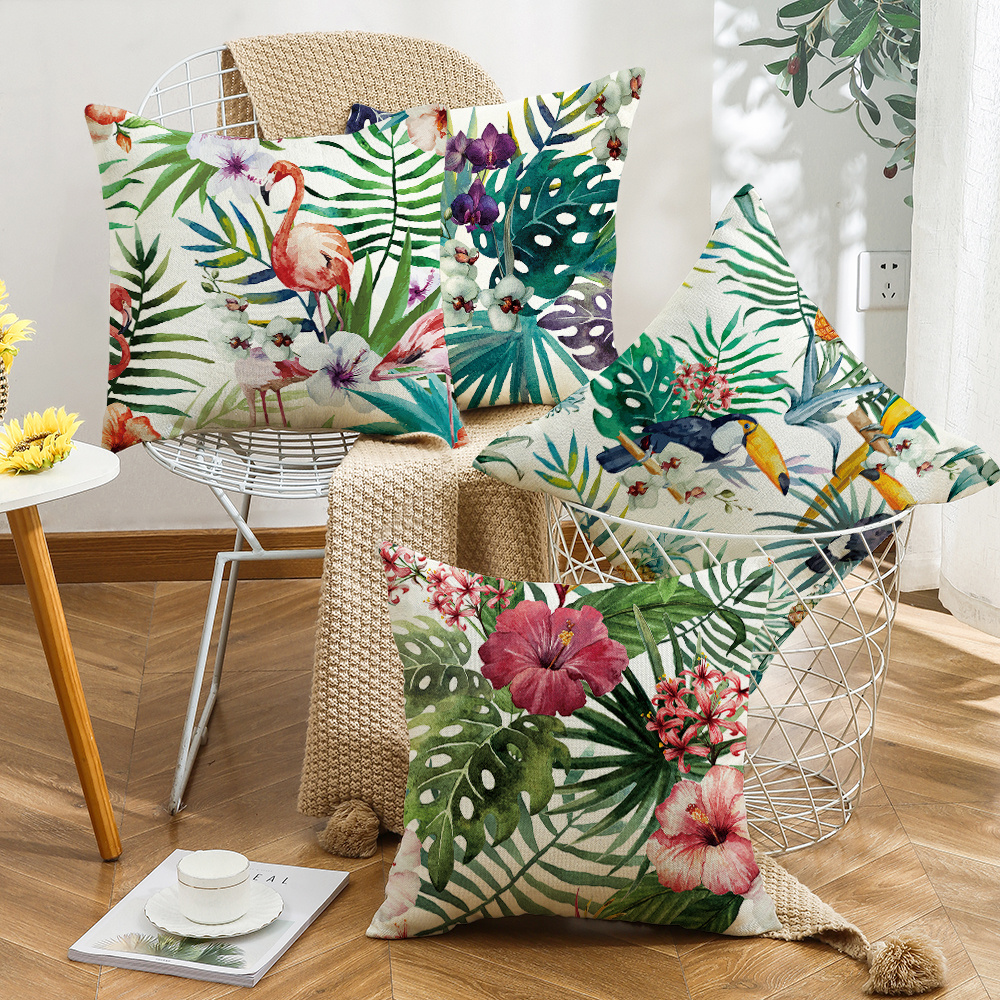 Tropical cushion hot sale covers