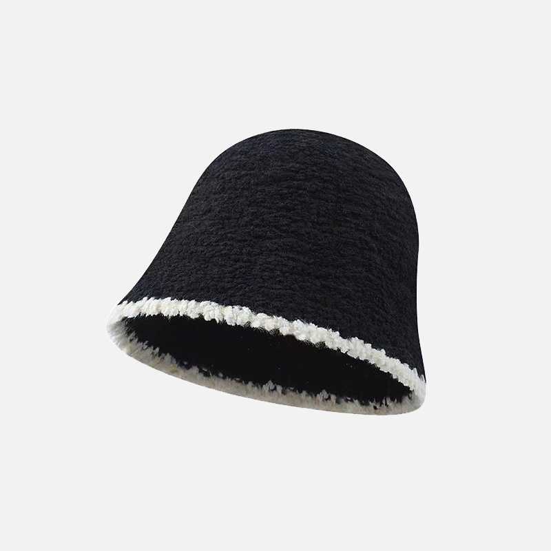Men's Street Plush Washable Bucket Hat