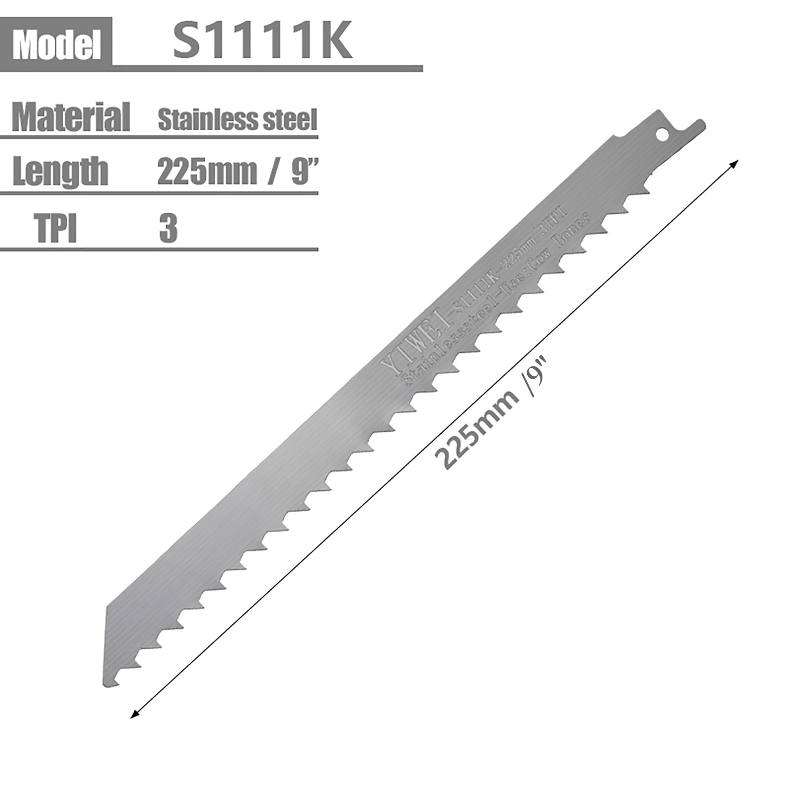 Universal Reciprocating Saw Blade Cut Frozen Meat/bone With Ease! Temu