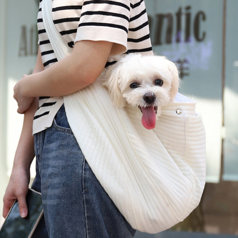 Portable Pet Sling Carrier Adjustable Strap Large Capacity - Temu