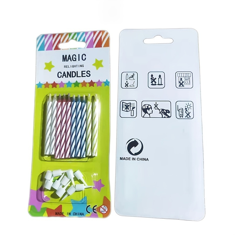 10pcs Piccola Candela Nuova Candela Magica Di Compleanno, Candela Di Pietra  A Spirale Inesauribile Candela Di Illuminazione - Giochi E Giocattoli - Temu  Italy