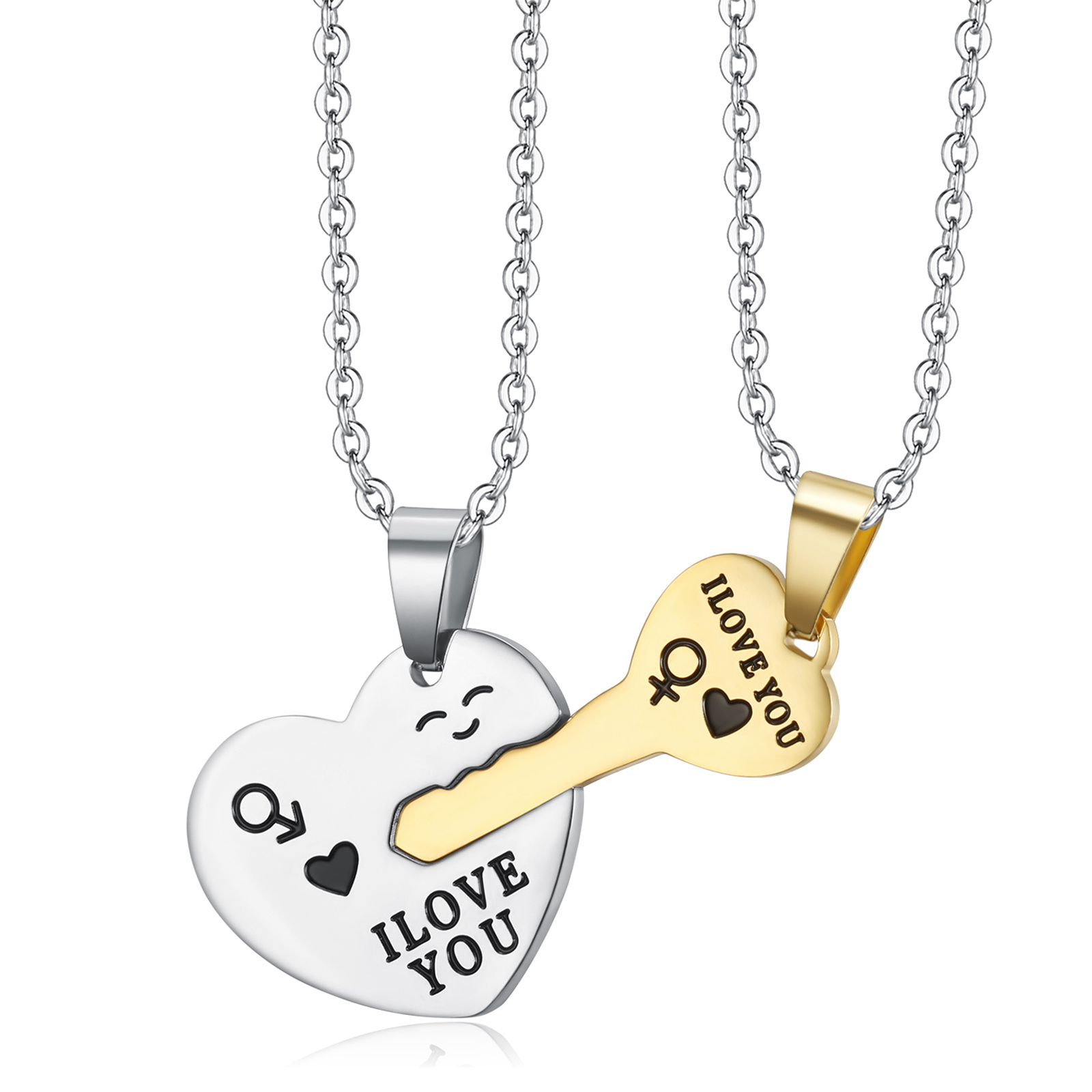 Small Metal Pendant Valentine's Day Accessories Letter - Temu