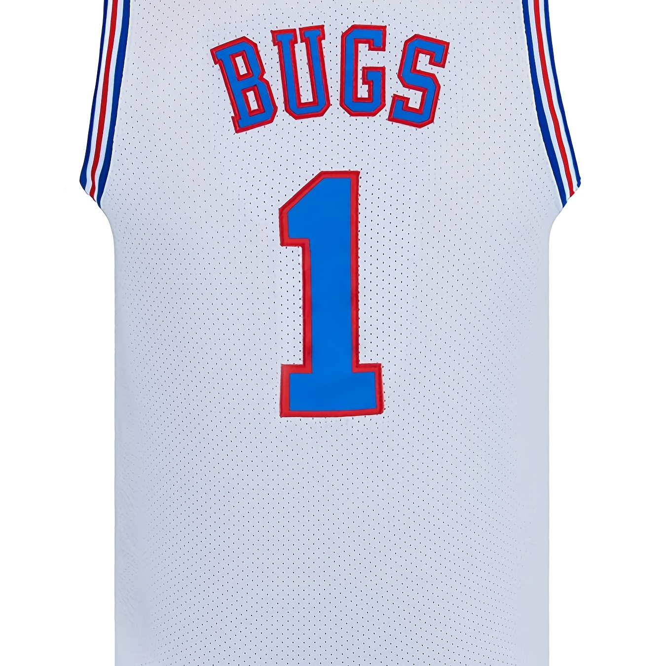 Bugs #1 Space Movie Basketabll Jersey For Men,Movie Costume For Halloween,90s Basketball Jersey For Theme Party