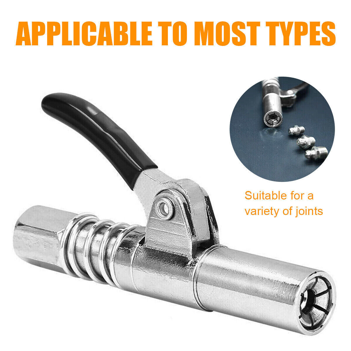 Grease Gun Coupler Quick Release Lock Oil Injection Nozzle Temu