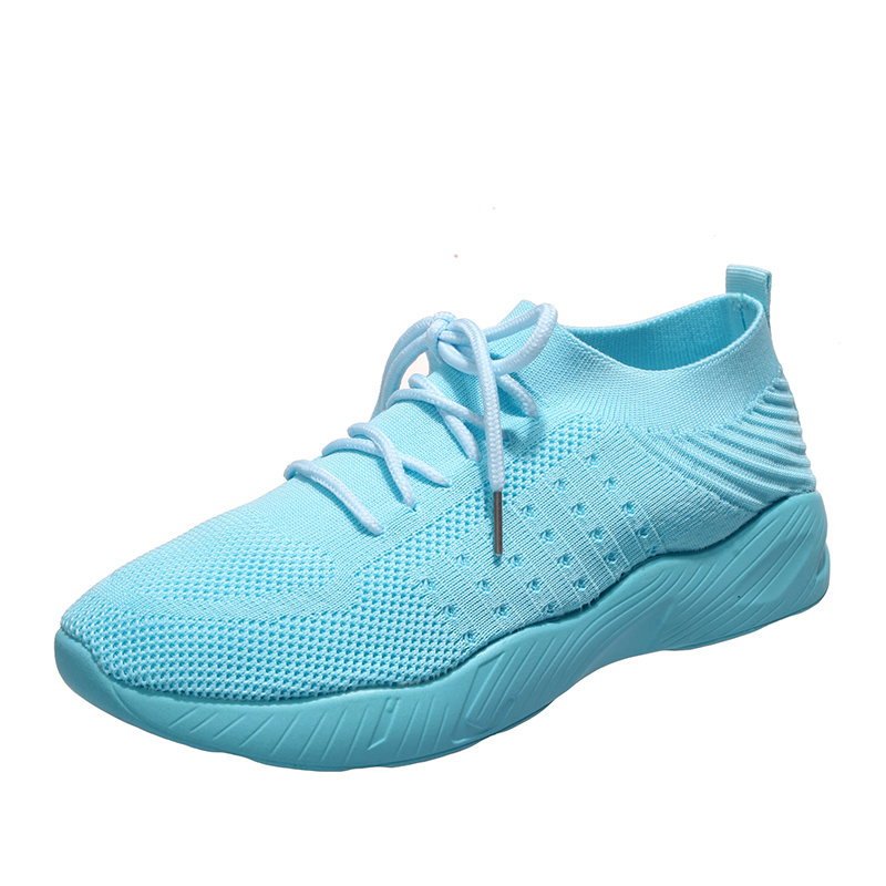 Breathable Lace Up Running Shoes Soft Sole Sneakers