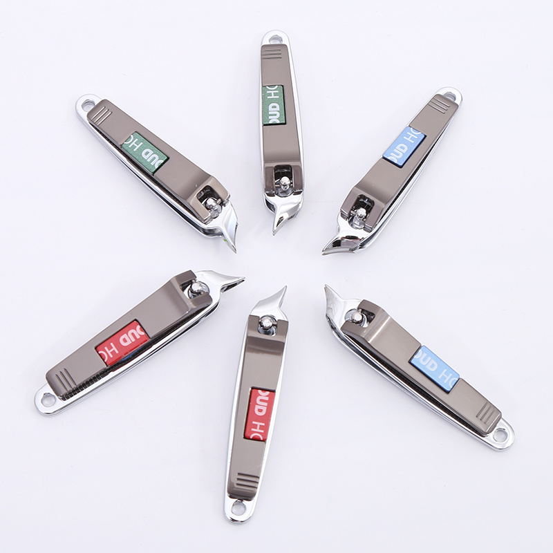 Nail Clipper With Catcher, Slanted Edge Nail Cutting Clippers