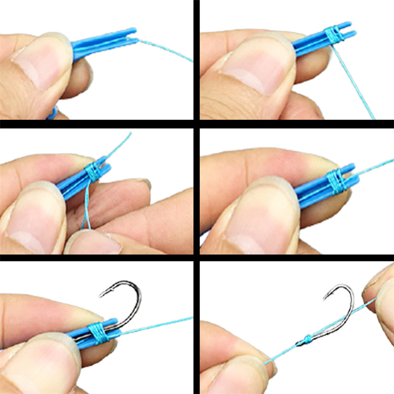 1pc Fishing Knot Tying Tool - 3-in-1 Extractor, Hook Remover, and Loop Knot  Tyer - Quick and Easy to Use - Random Color