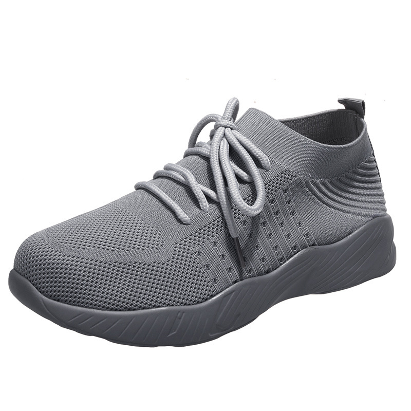 Breathable Lace Up Running Shoes Soft Sole Sneakers