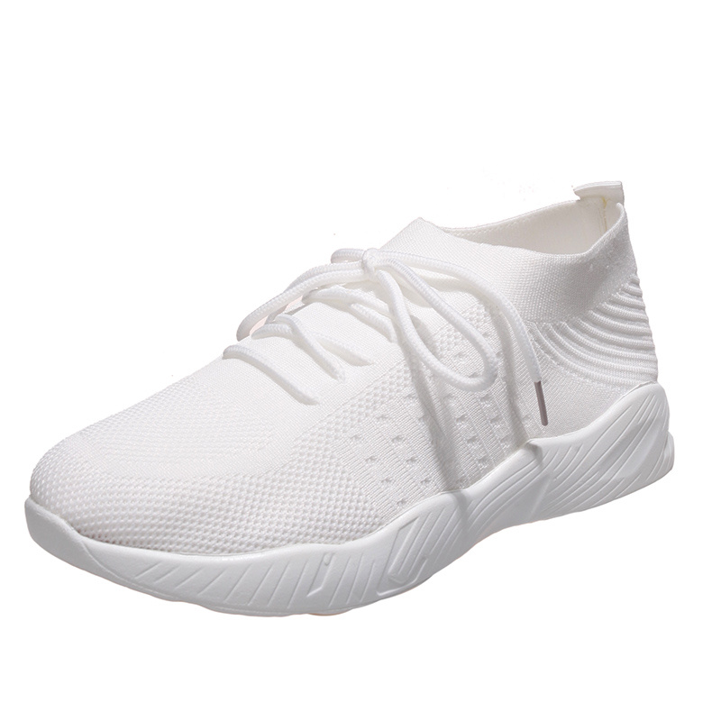 Breathable Lace Up Running Shoes Soft Sole Sneakers