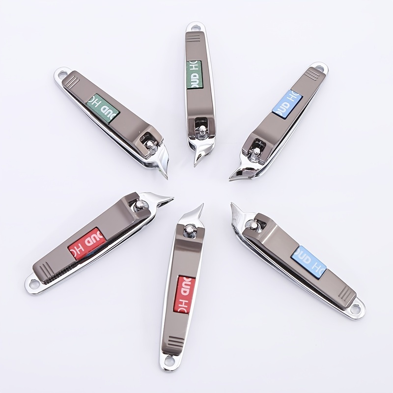 

Stainless Steel Fingernail Clippers With Slanted Edge For Precise Cutting And Manicure - Perfect For Men And Women Nail Care