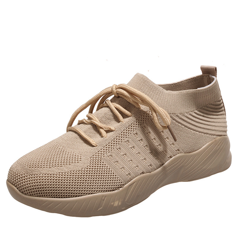 Breathable Lace Up Running Shoes Soft Sole Sneakers
