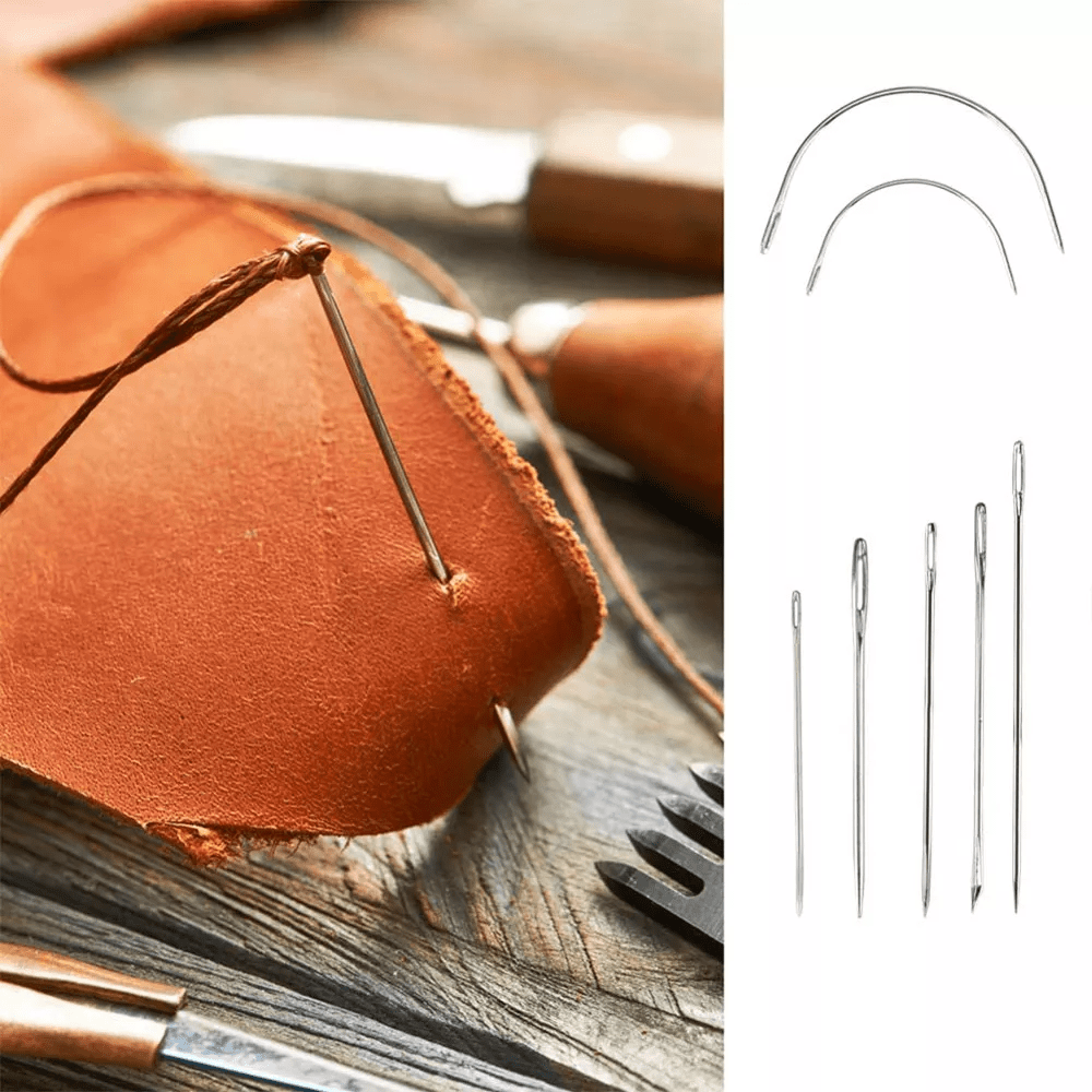 Leather Craft Wax Thread Set Leather Hand Sewing Set Temu
