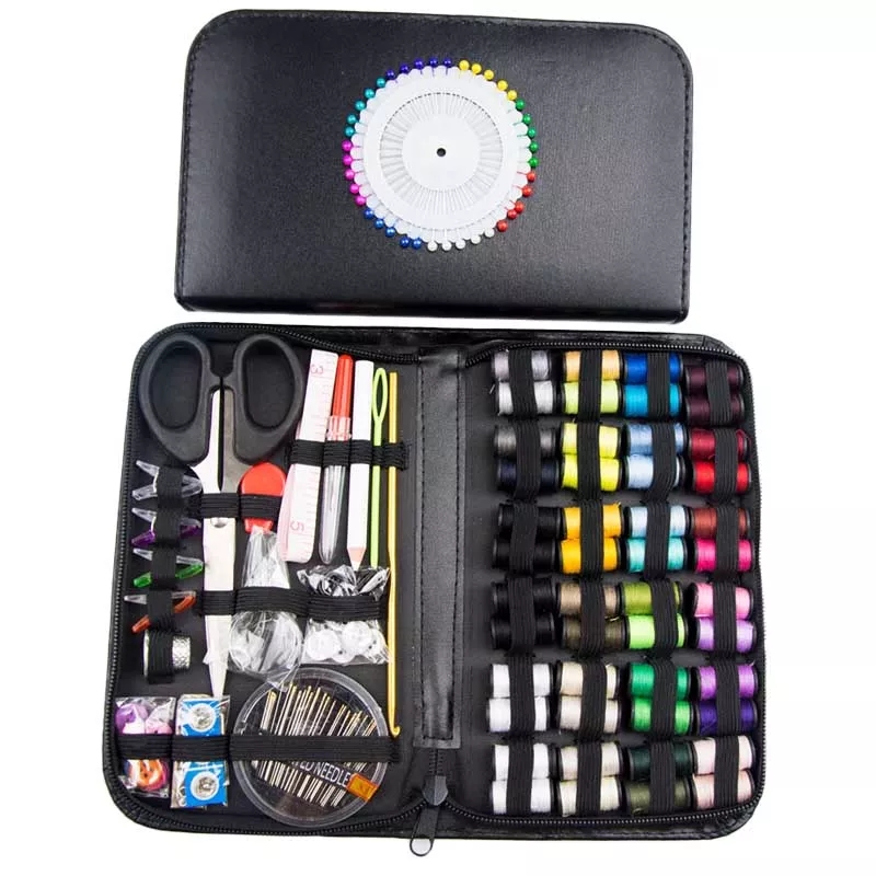 1 Set Portable Household Sewing Kit Box DIY Embroidery Handwork Tool  Needles Thread Scissor Set Home Supplies Travel Accessories - AliExpress