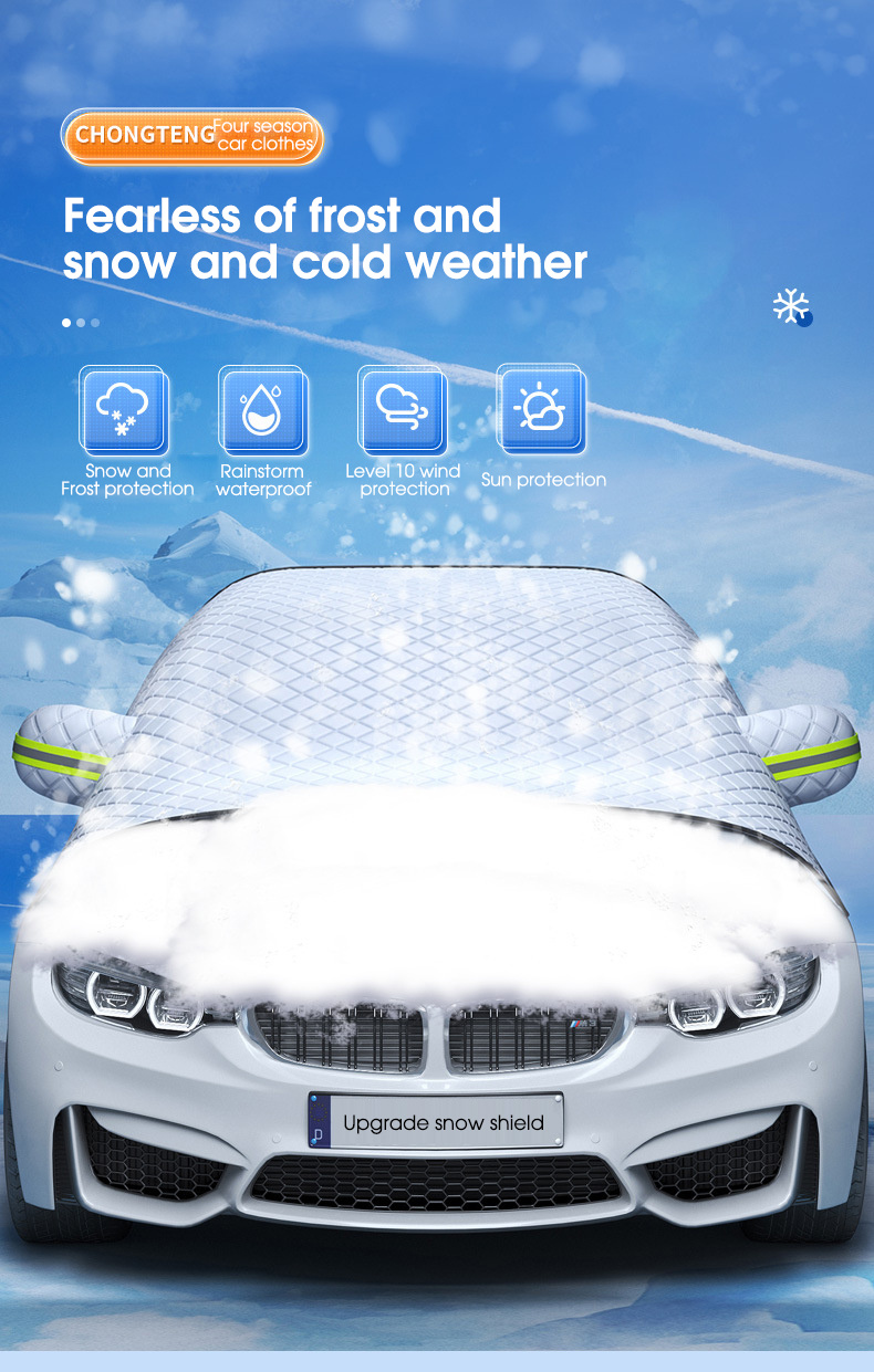 L.HPT Autozubehör Auto Windschutzscheibe Sonnenschutz UV-Schutzfolie Kühl  halten Windschutzscheibe Staubschutz Frost Schnee Eisschutz Bei jedem  Wetter