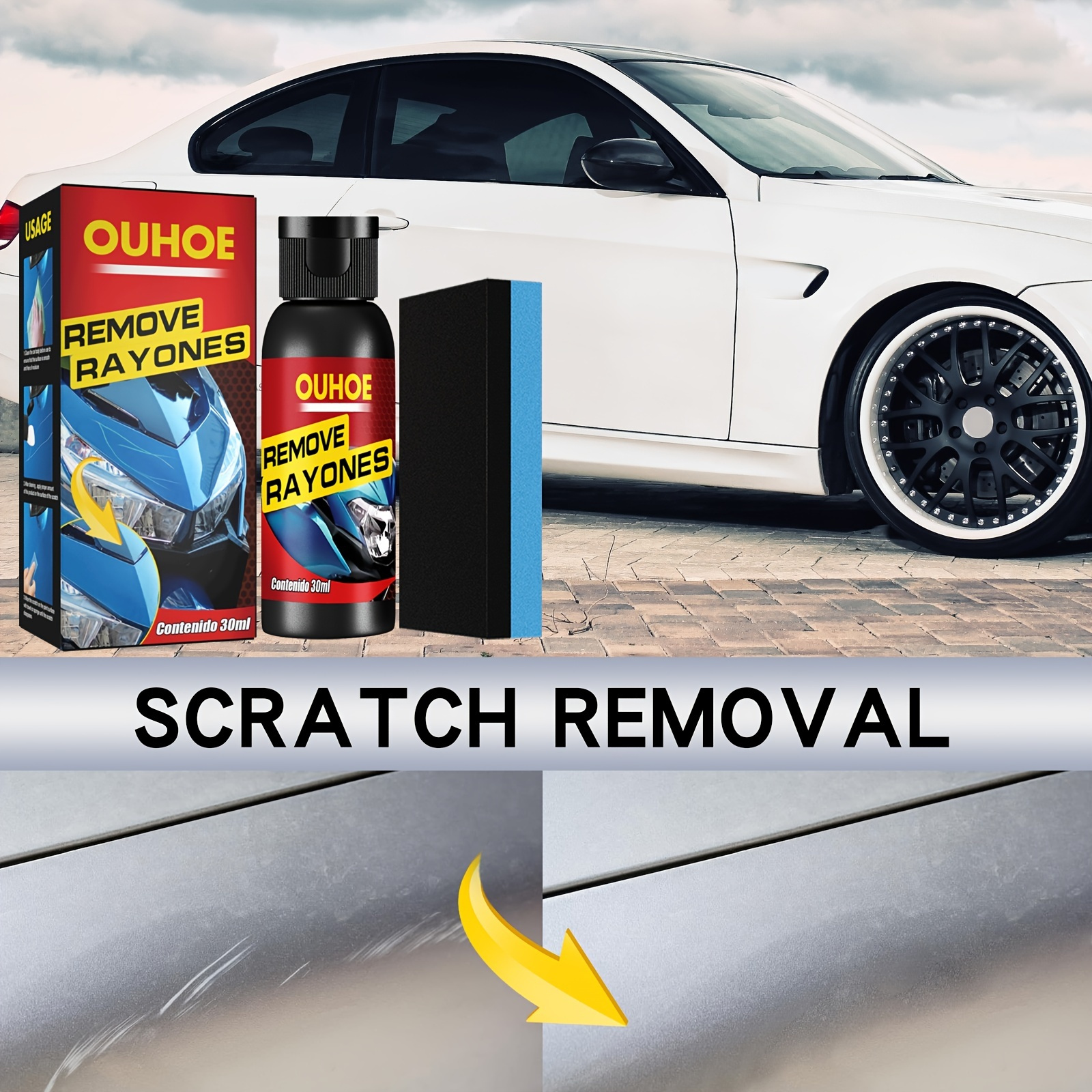 Car Paint Scratch Repair Remover Agent Car Coating Maintenance Accessories  30ml