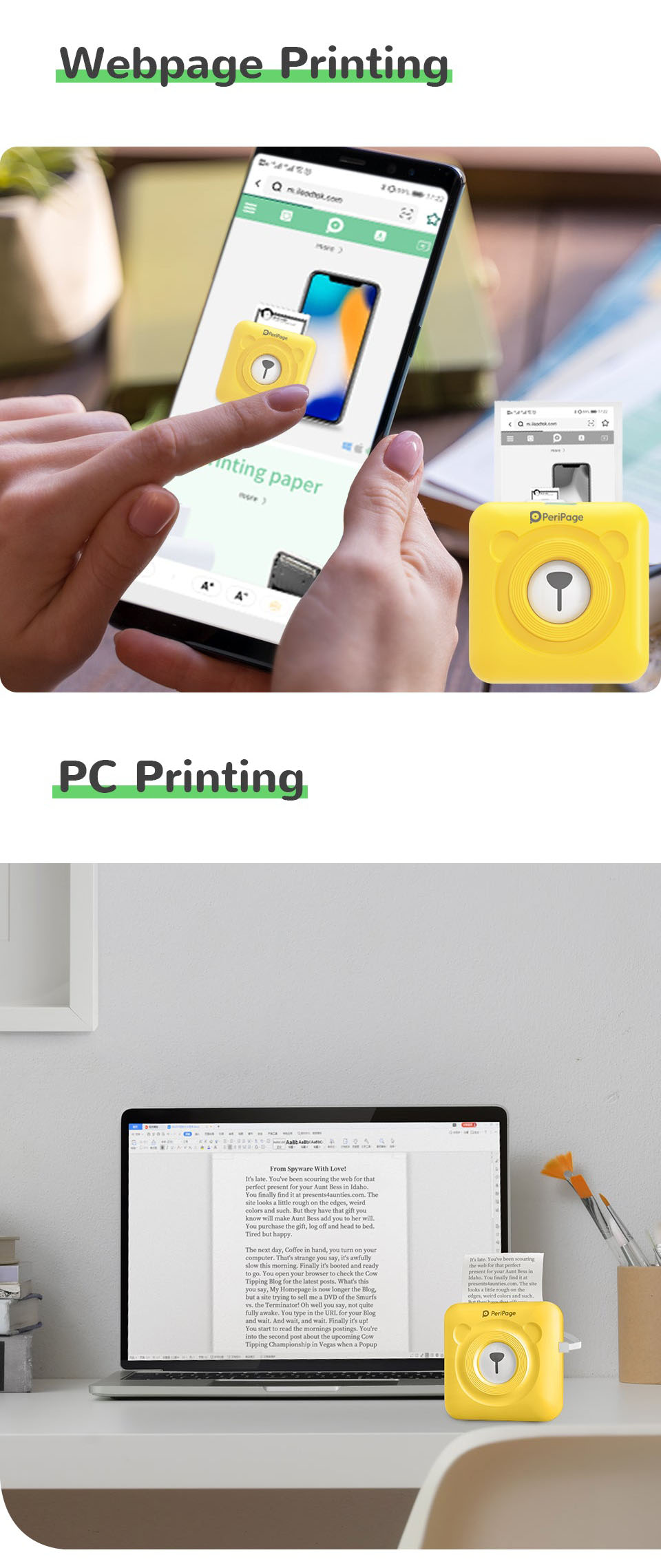 peripage a6 mini printer gift box mini bluetooth portable thermal printer pocket wireless label sticky note sticker smart phone photo printer with bluetooth usb connect 203 dpi for the big game details 6