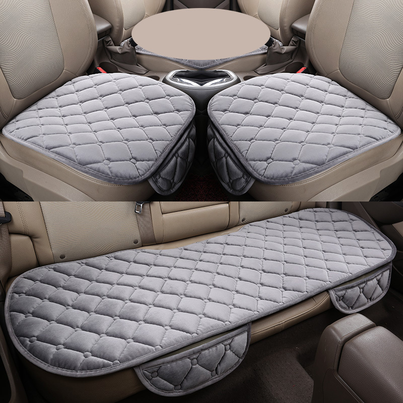 Universal Car Seat Cushion with Memory Silk Cotton Non-Slip Bottom