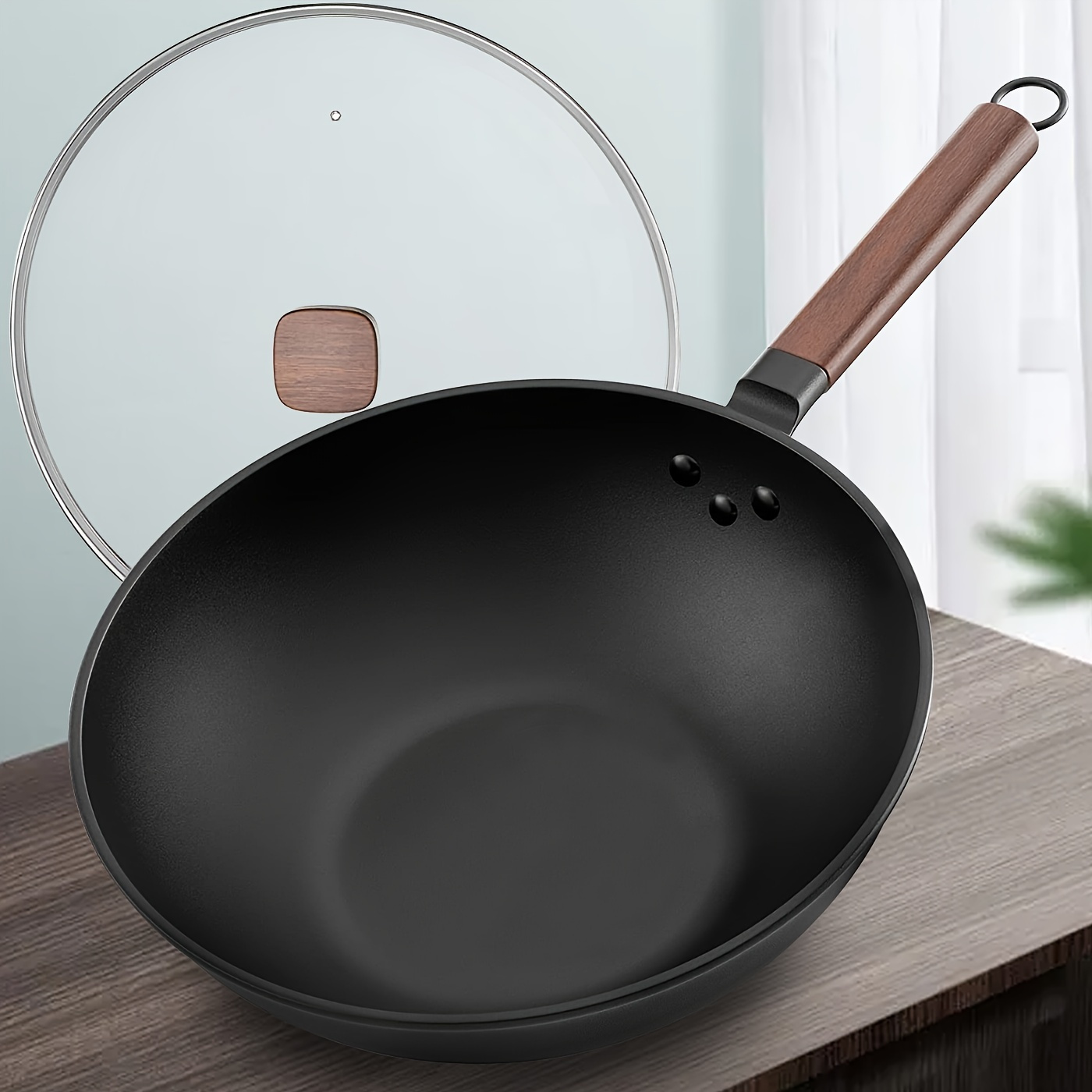 Clay Titanium Wok Micro Pressure Cooker Non stick Large - Temu