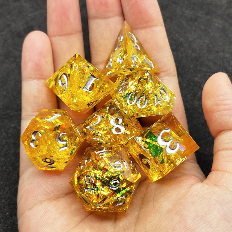 Resin Running Group Dice Coc Cthulhu Dnd Dice D20 Dragon Temu