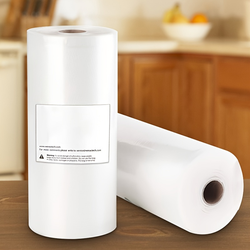 X 50' Food Vacuum Seal Roll Keeper With Bamboo Cutter - Temu
