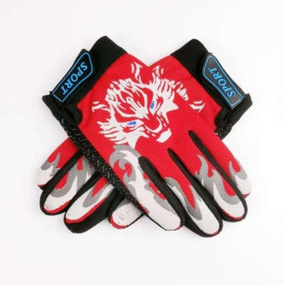 Kids Cycling Gloves, Full Finger Bike Gloves Children Sport Gloves