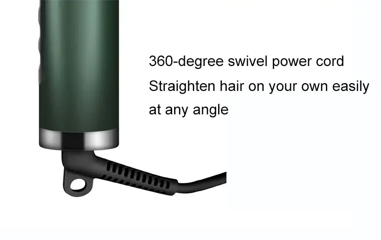 negative ion hair straightener brush 30s fast ptc ceramic heating hair straightening brush details 15
